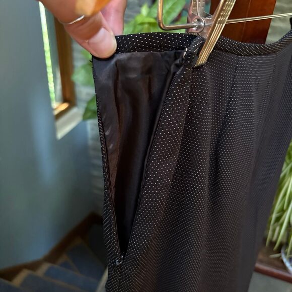 Liz Clairborne Suit Black Mini Dot Suit Trousers size 10 - Picture 6 of 7